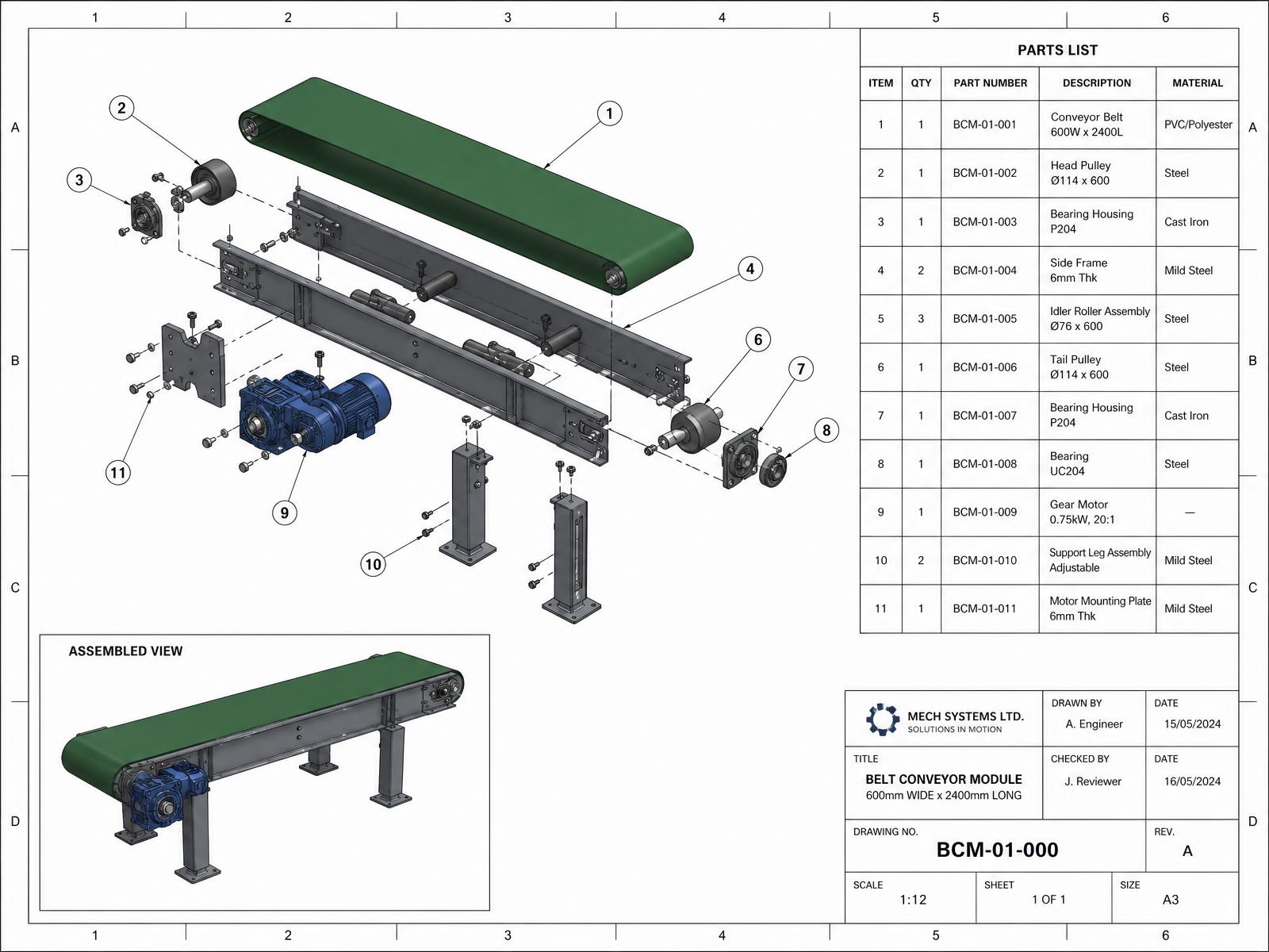 Konstruktion & produktionstegninger – 3D-konstruktion og produktionsgrundlag