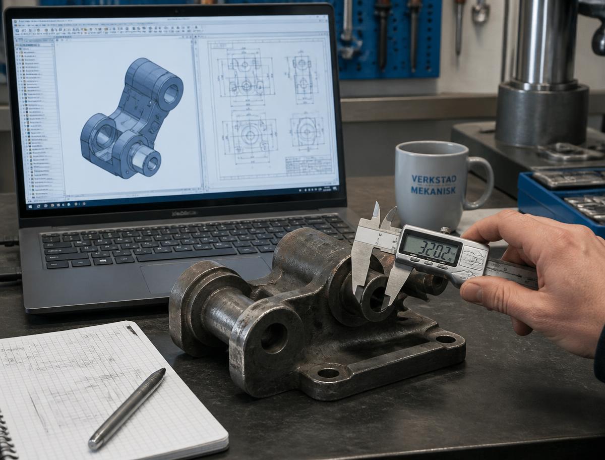 Reverse engineering – Fra eksisterende emne til nyt produktionsgrundlag